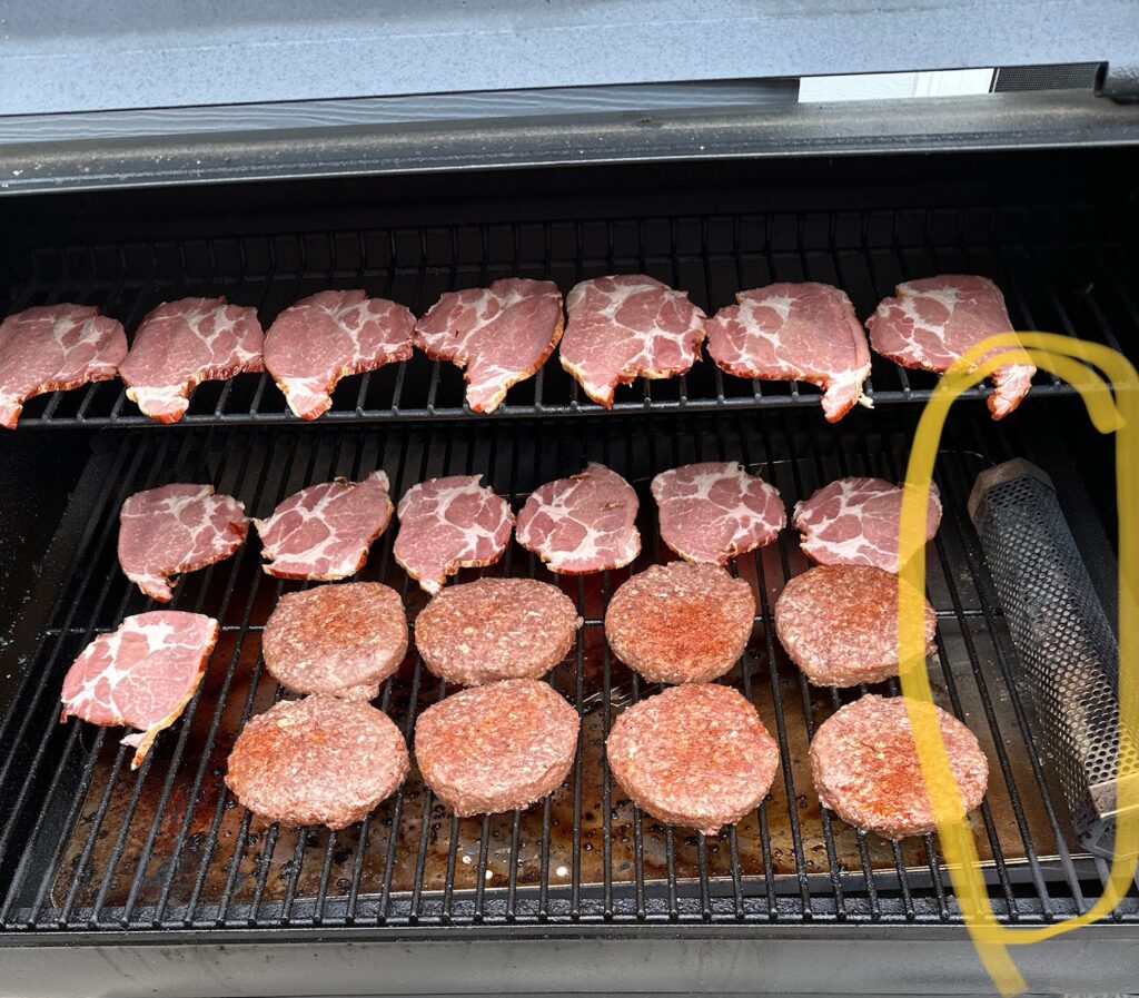 Smoke stick on Traeger grill