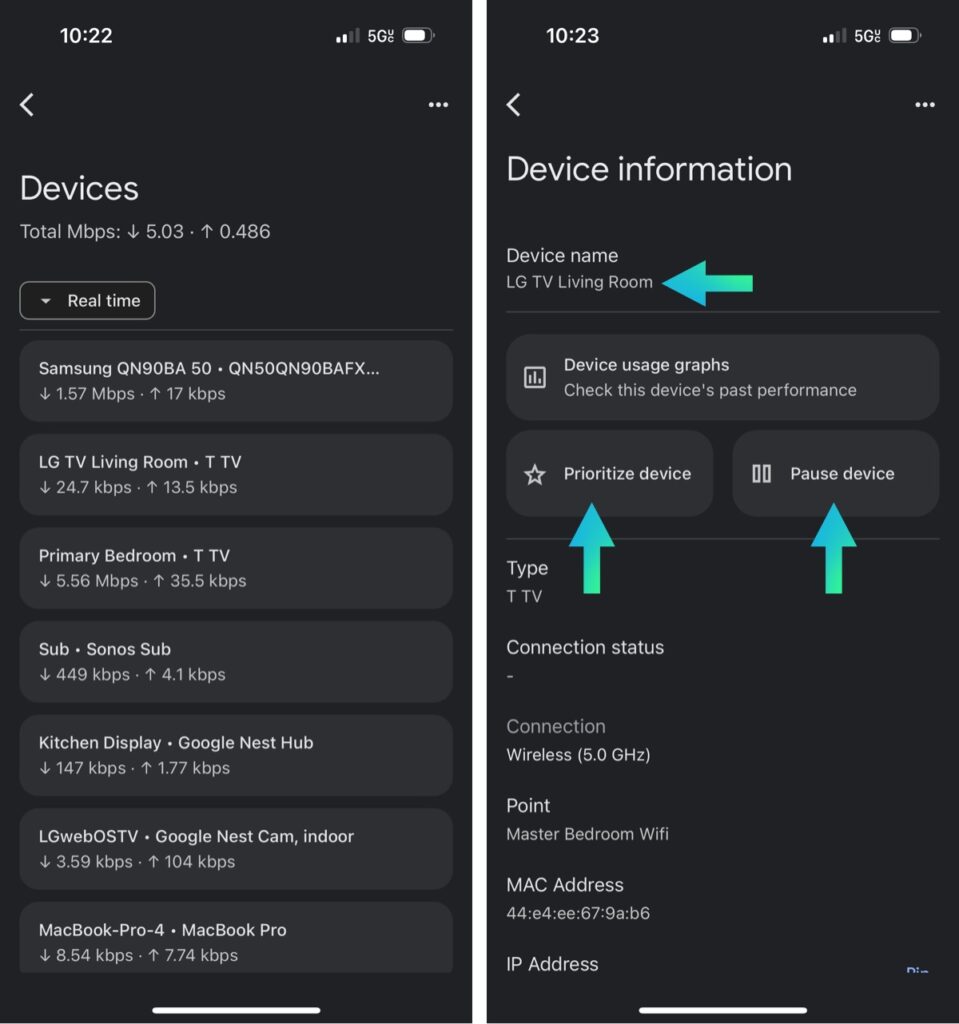 Google nest wifi devices