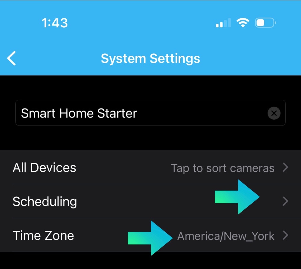 Set timezone then scheduling