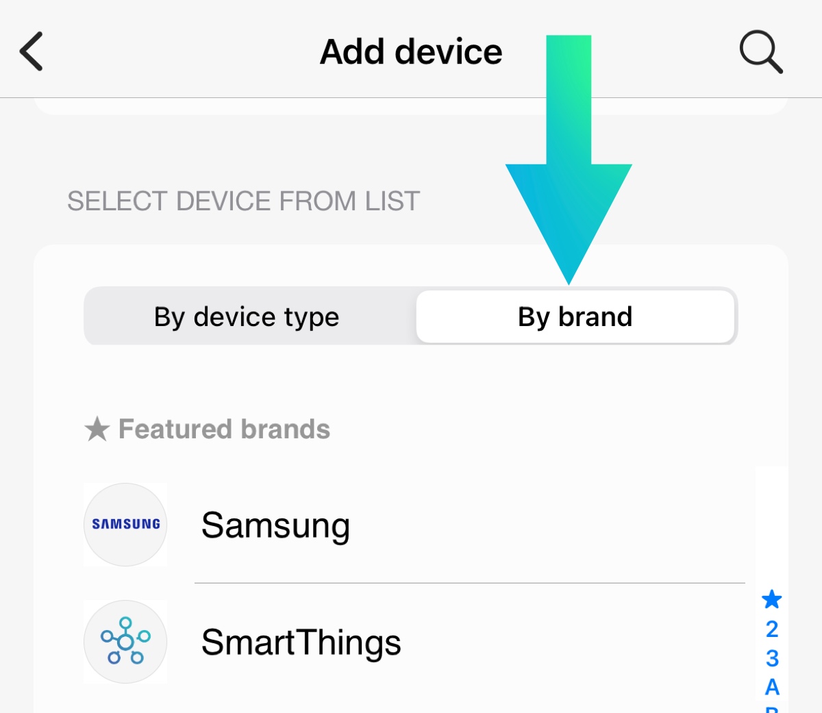 smartthings - by brand search