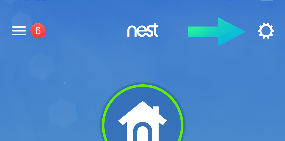 Nest app - settings