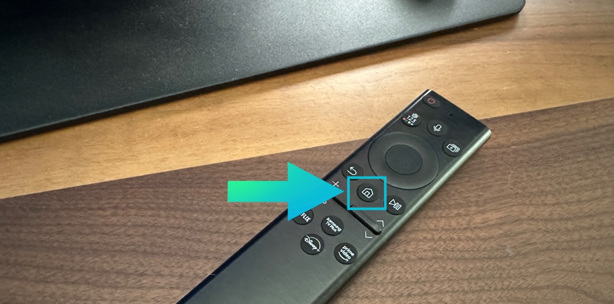 Home button on Samsung remote