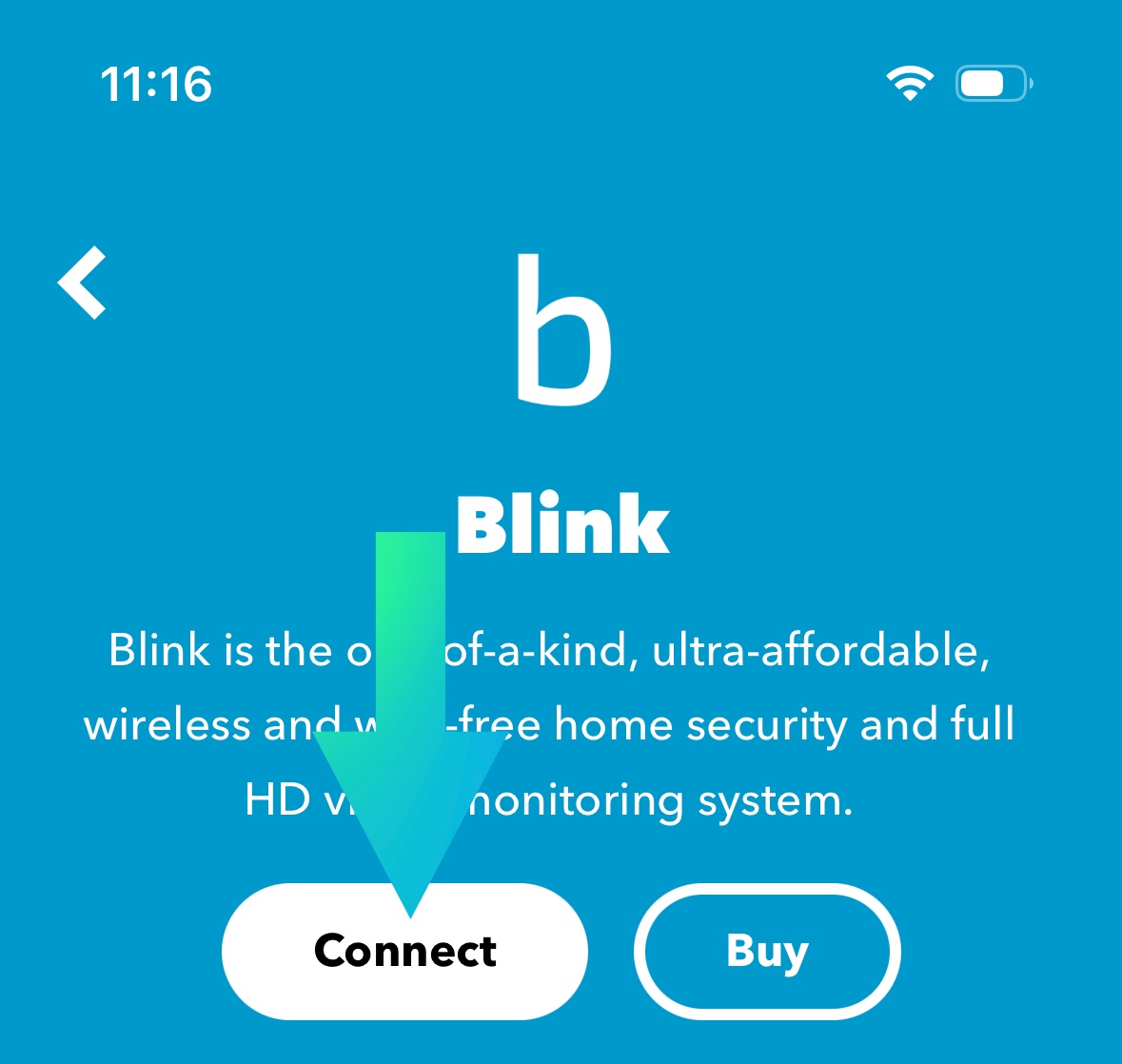 Connect Blink to IFTTT