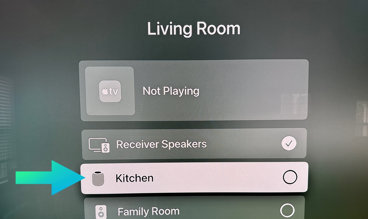 Select Homepod - Apple TV