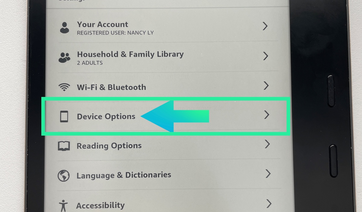 Kindle - device options