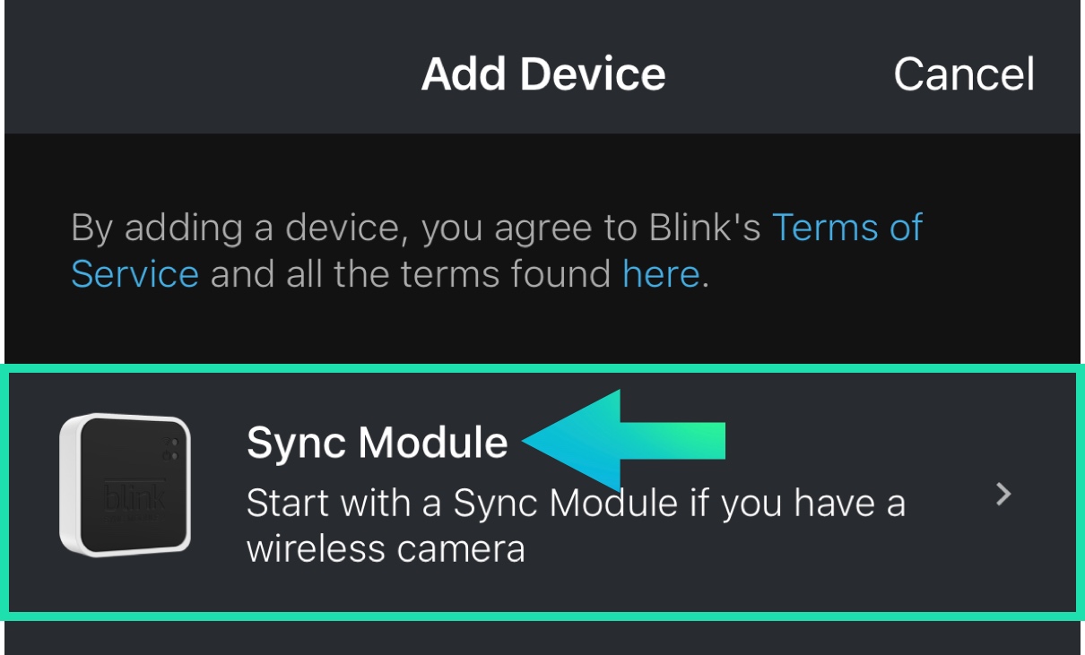 Select Sync Module