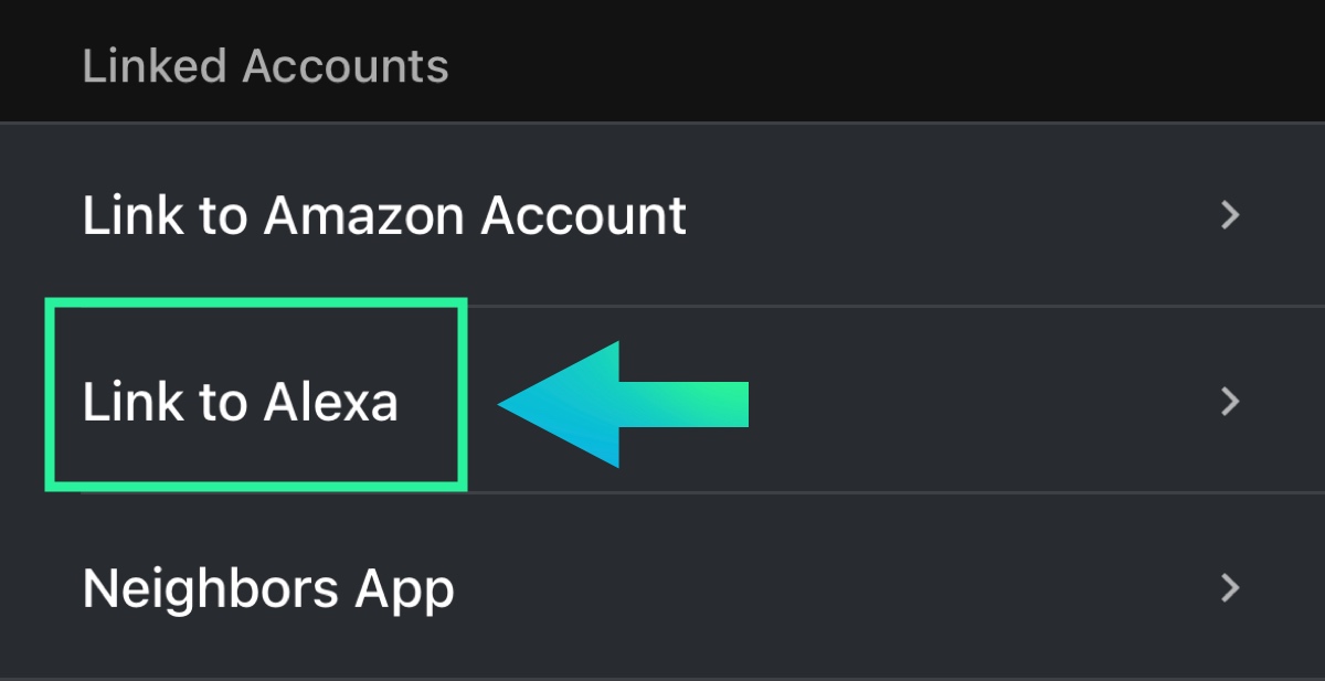 blink app - link to alexa