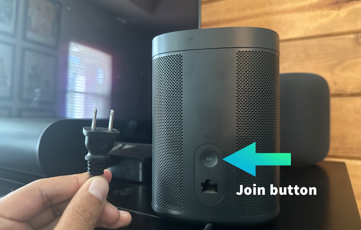 Join button on Sonos