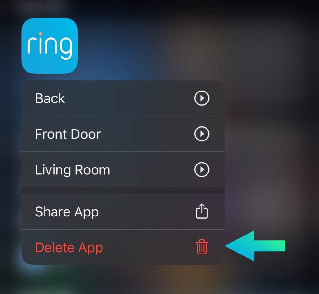 Reinstall the Ring app