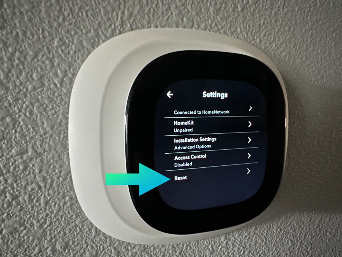 ecobee reset