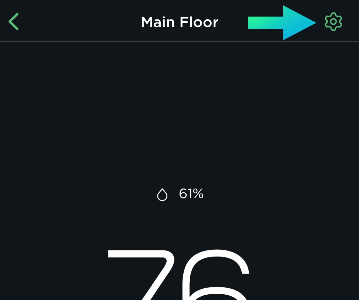 ecobee app settings