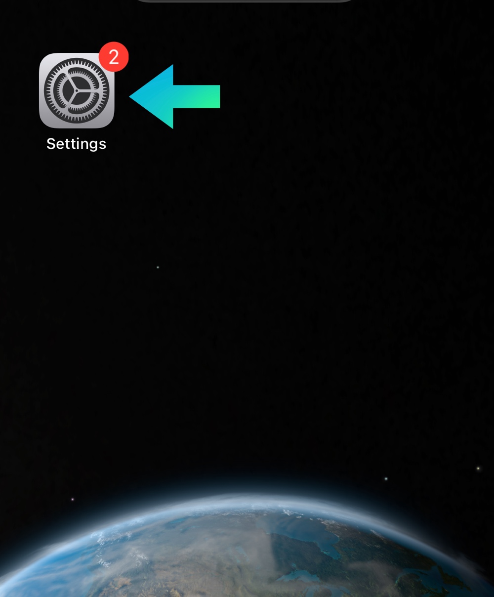 Settings on the iPhone