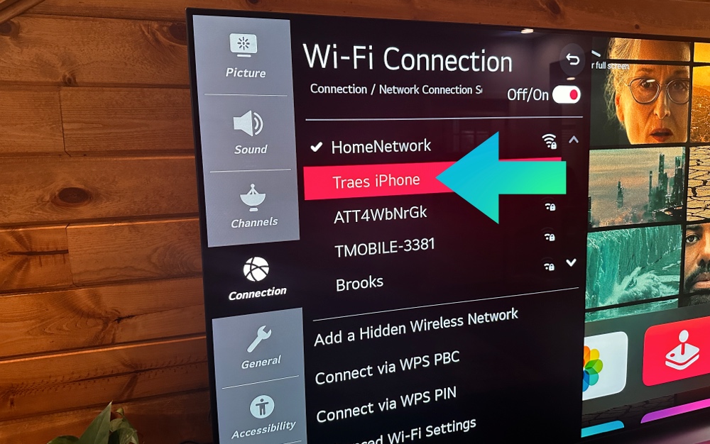 Hotspot connection