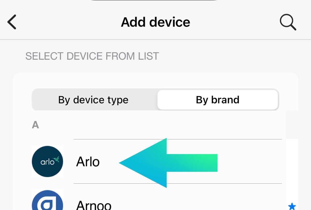 smartthings - add camera by brand