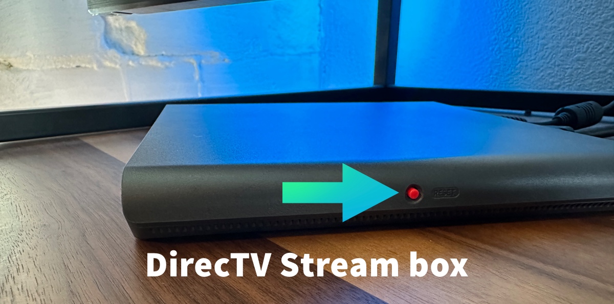 Reset directv stream box