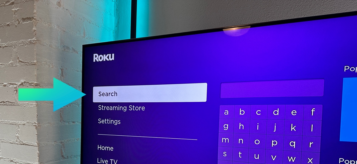 Search on Roku