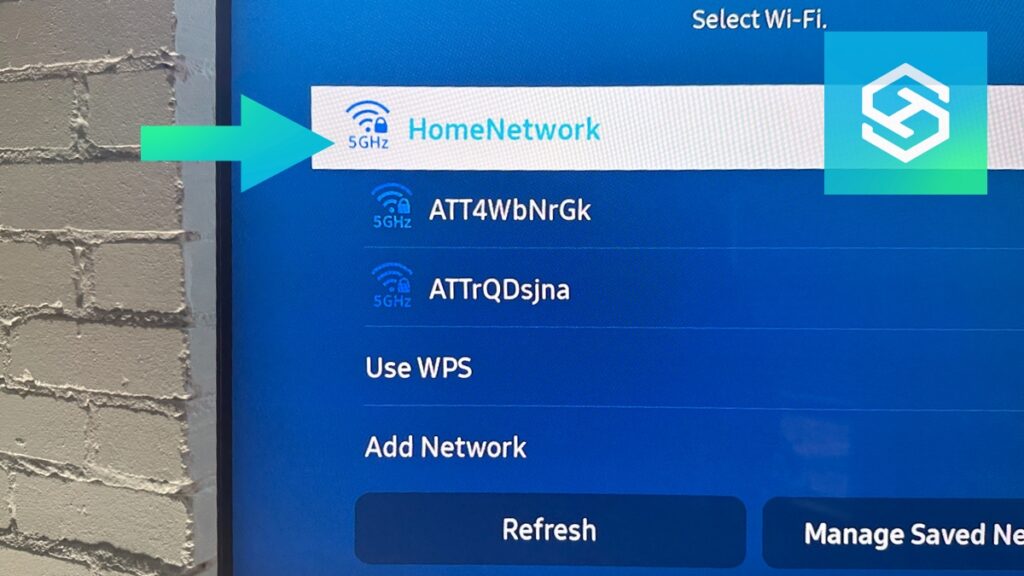 5Ghz on a samsung tv