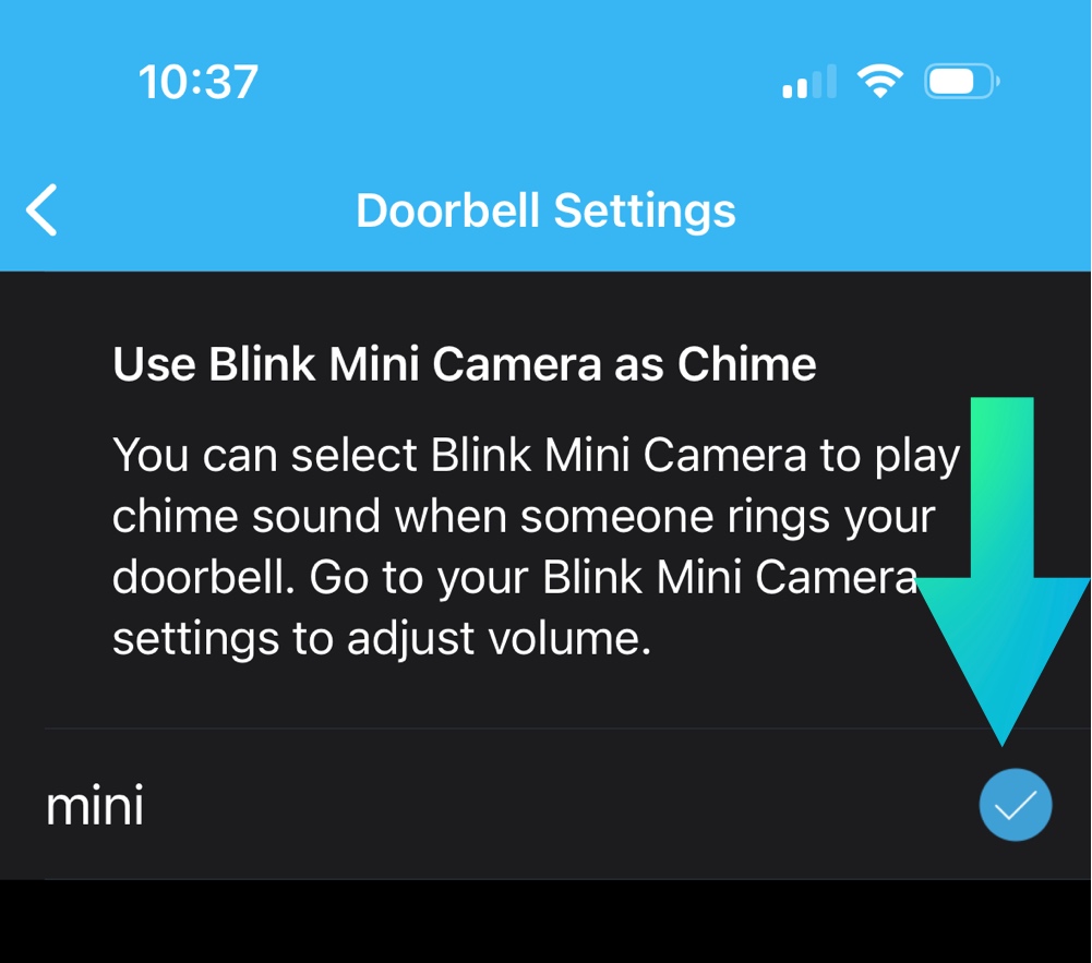 Select Blink MIni