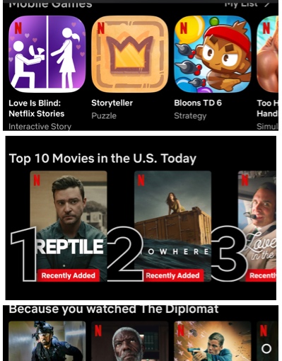 Netflix top 10 on iphone app