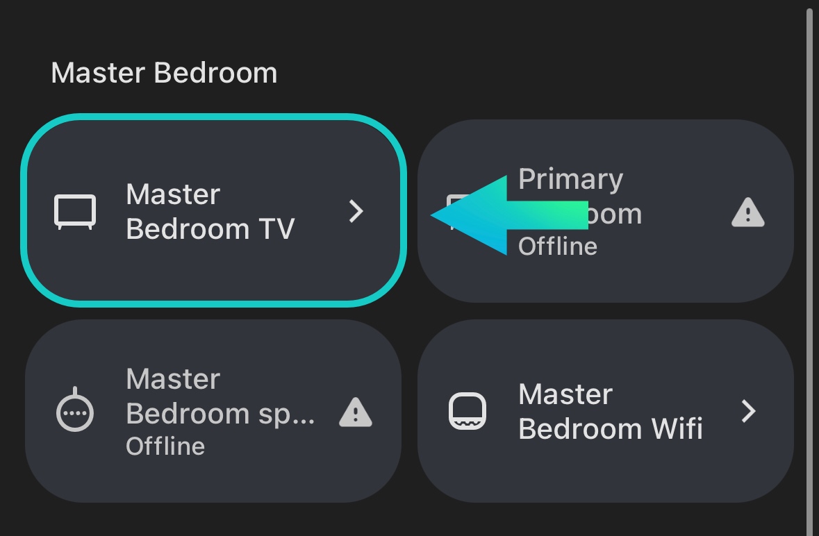 Select your Chromecast TV