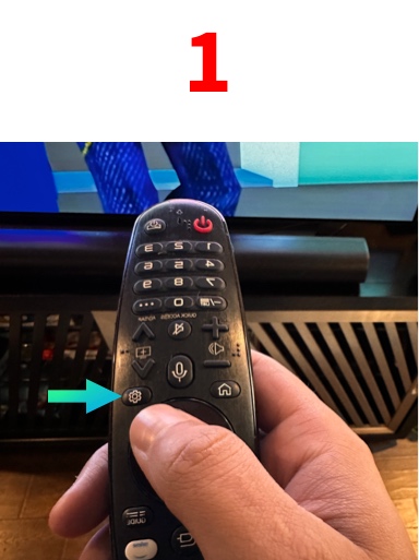 Press home on remote control