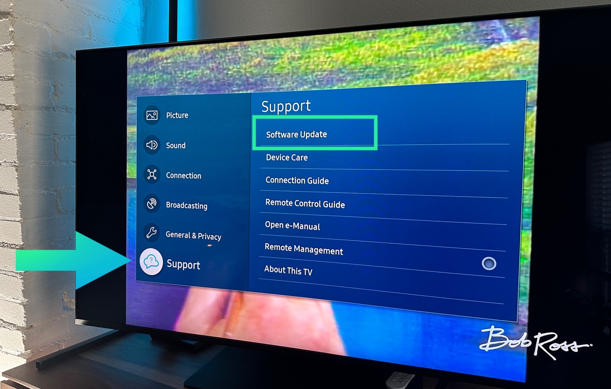 Software update samsung tv