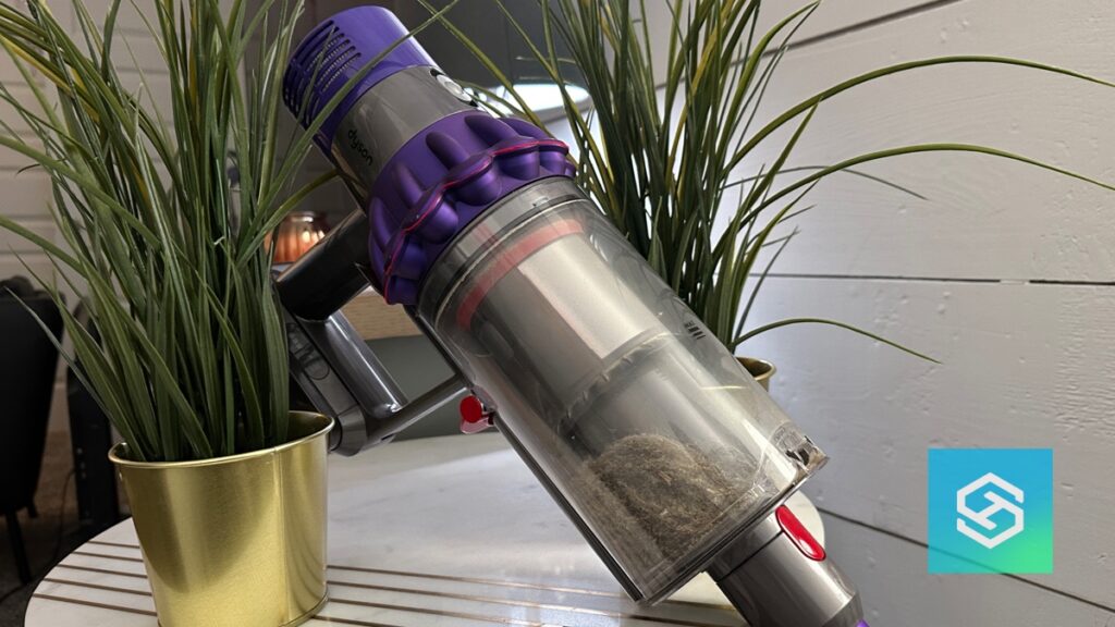 Empty Dyson vacuum