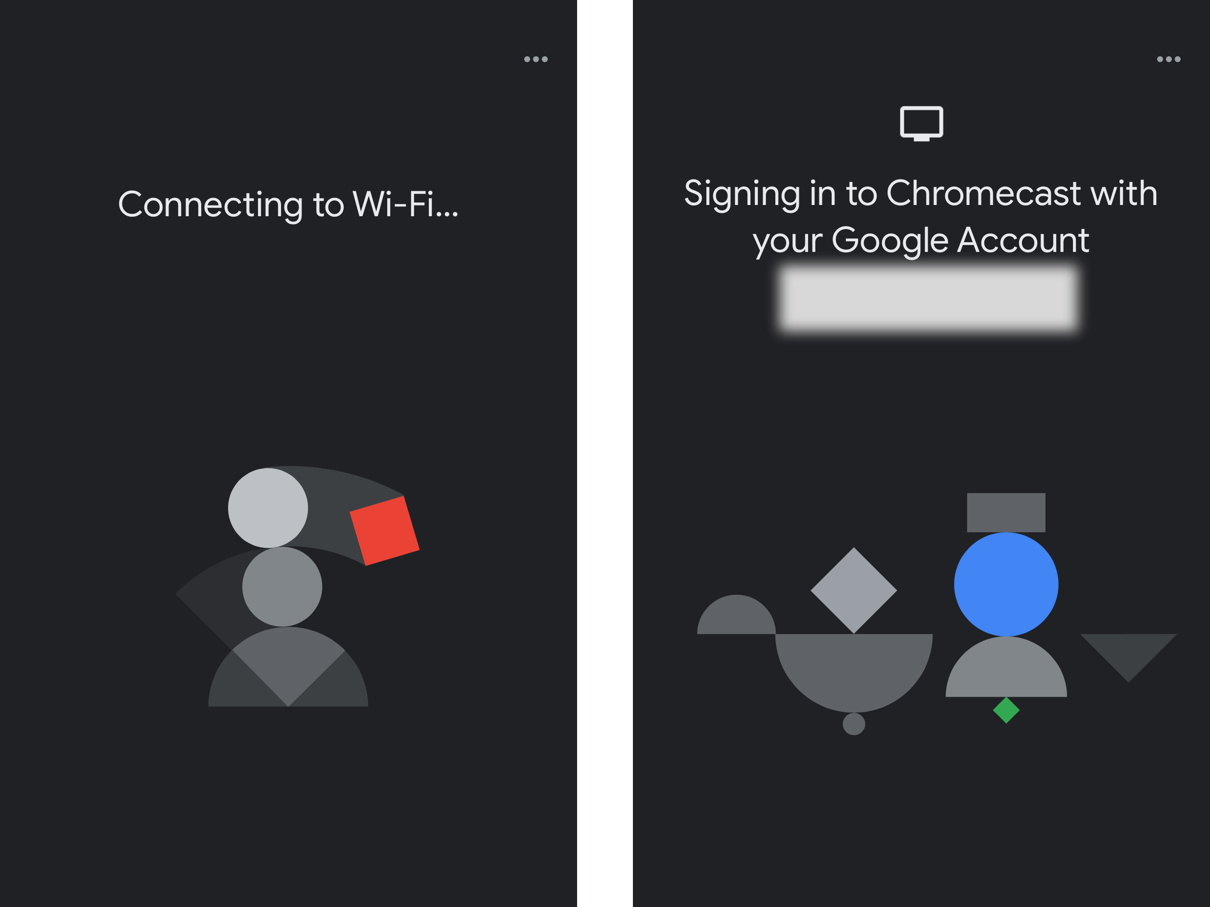 Connect chromecast to wifi and sign in