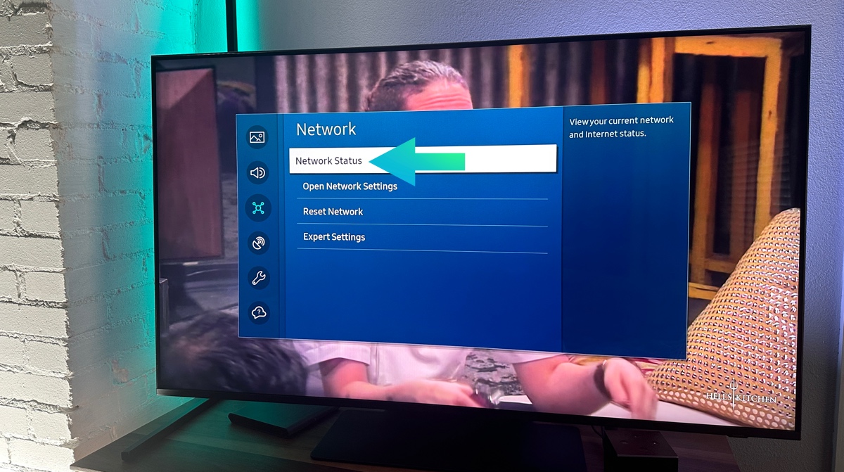 Samsung tv - Network status