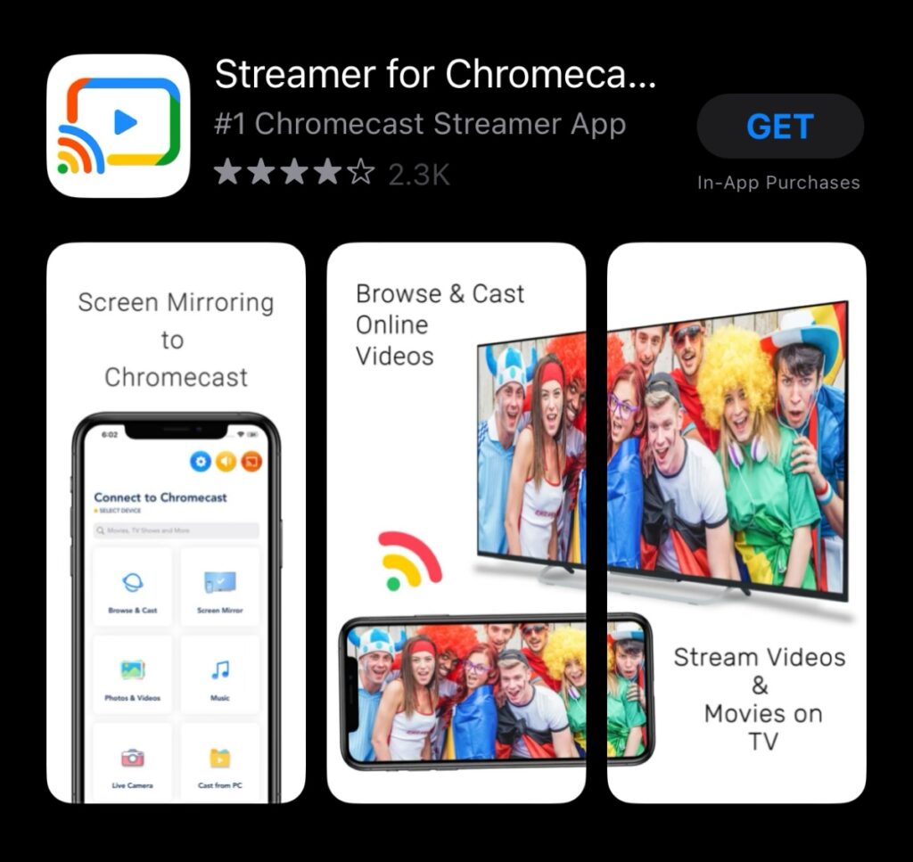 Streamer for chromecast