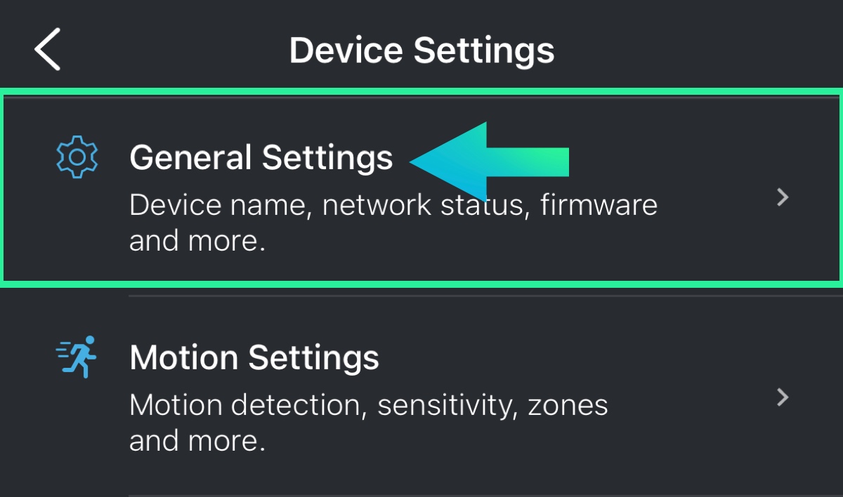 Blink - general settings