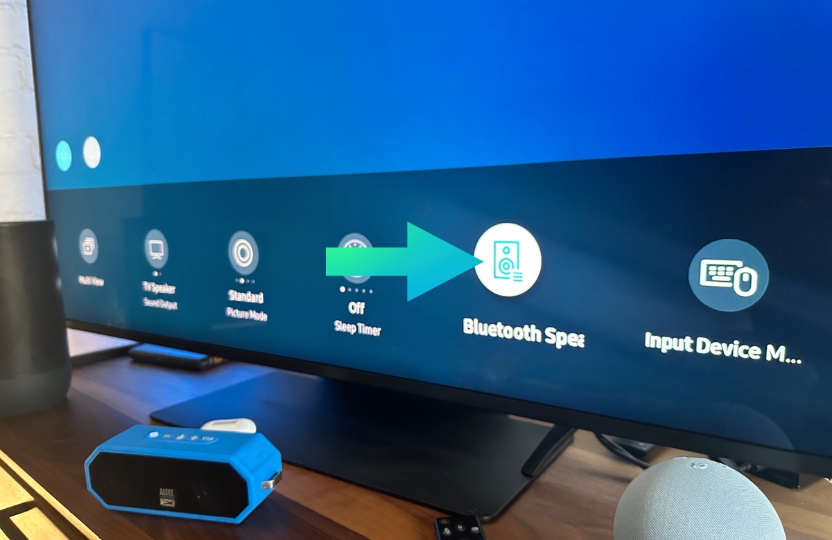 Bluetooth speaker list on samsung tv