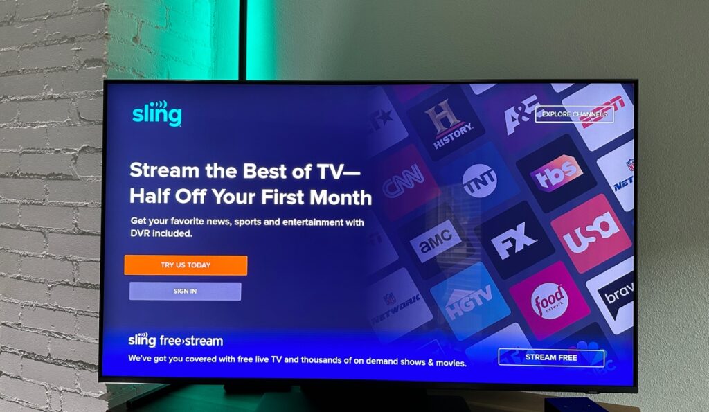 Sling TV on Samsung