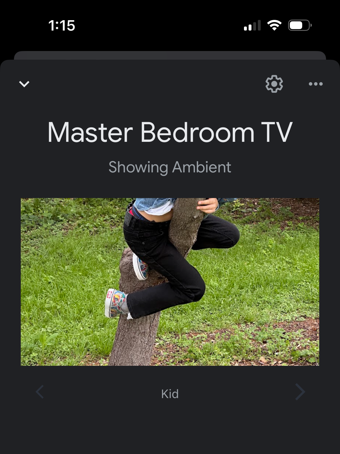 Background images changed on Chromecast