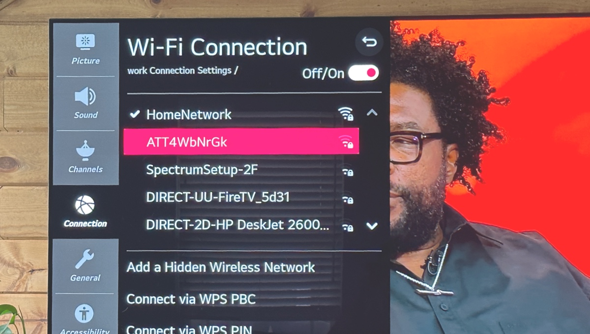 Choose Wifi network