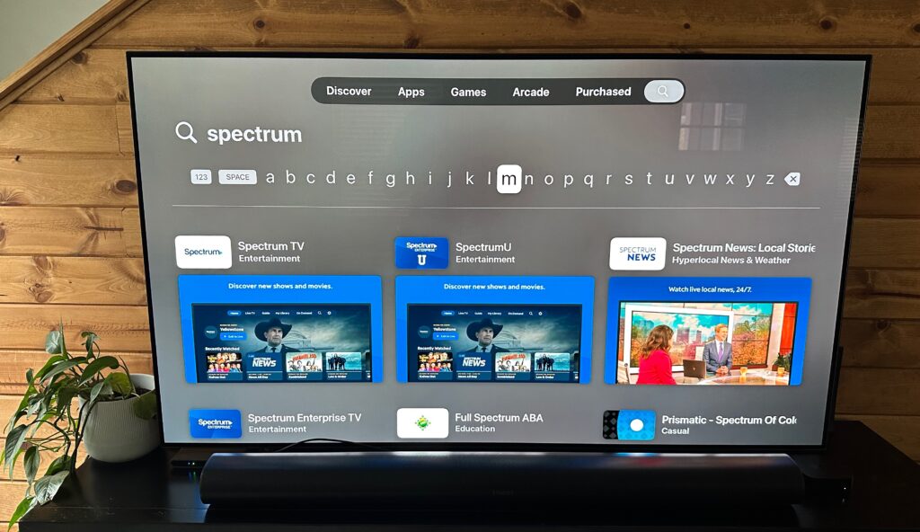 Spectrum TV on Apple 4k