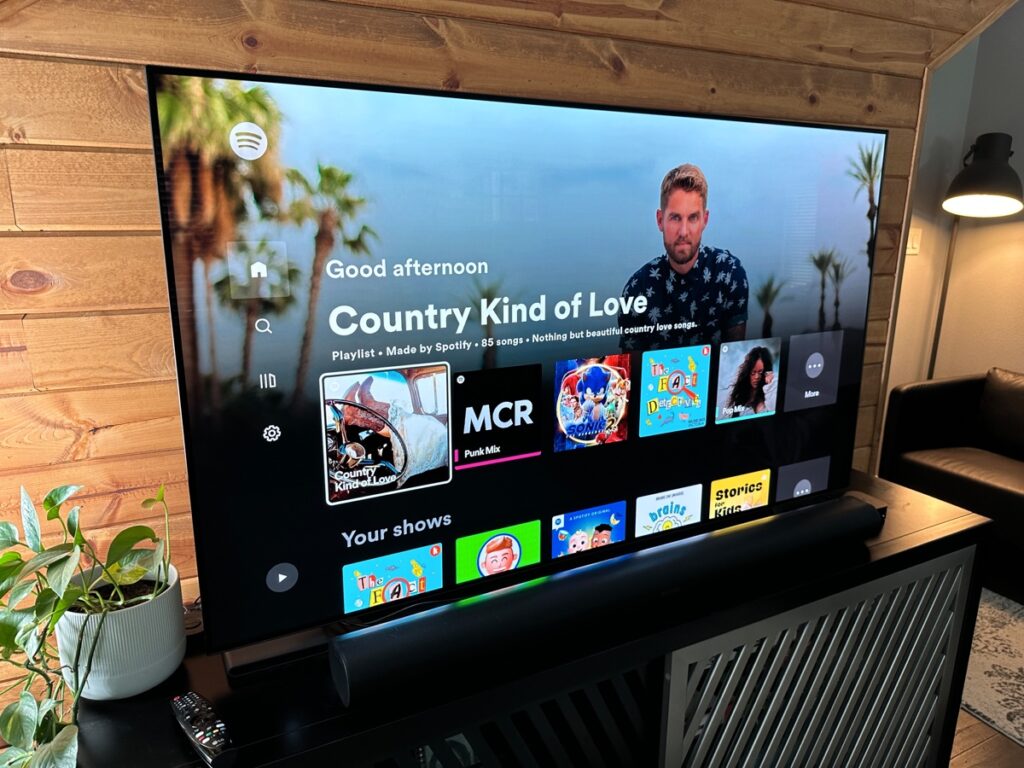 Spotify on LG TV