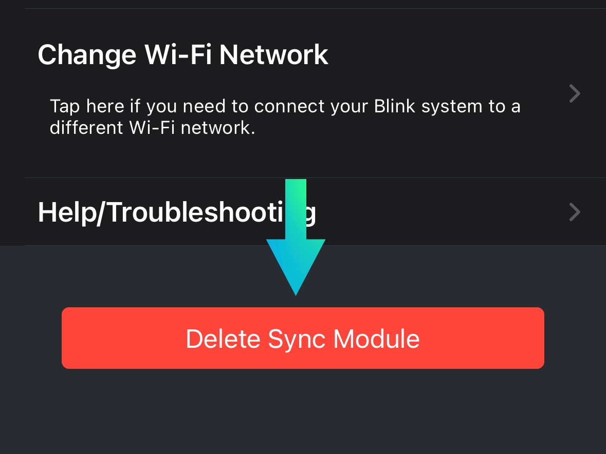 Select delete sync module