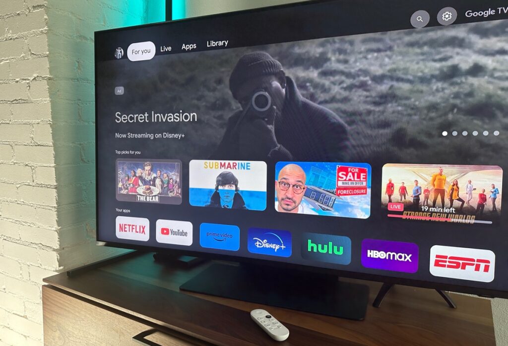 Chromecast on TV