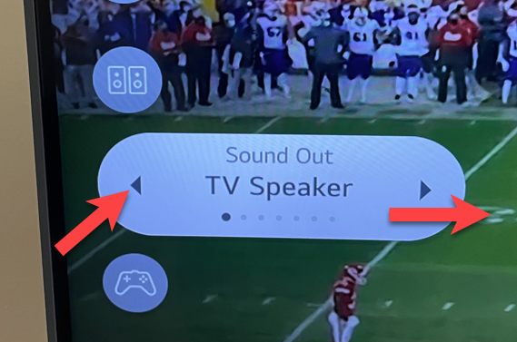 LG TV Speaker Settings