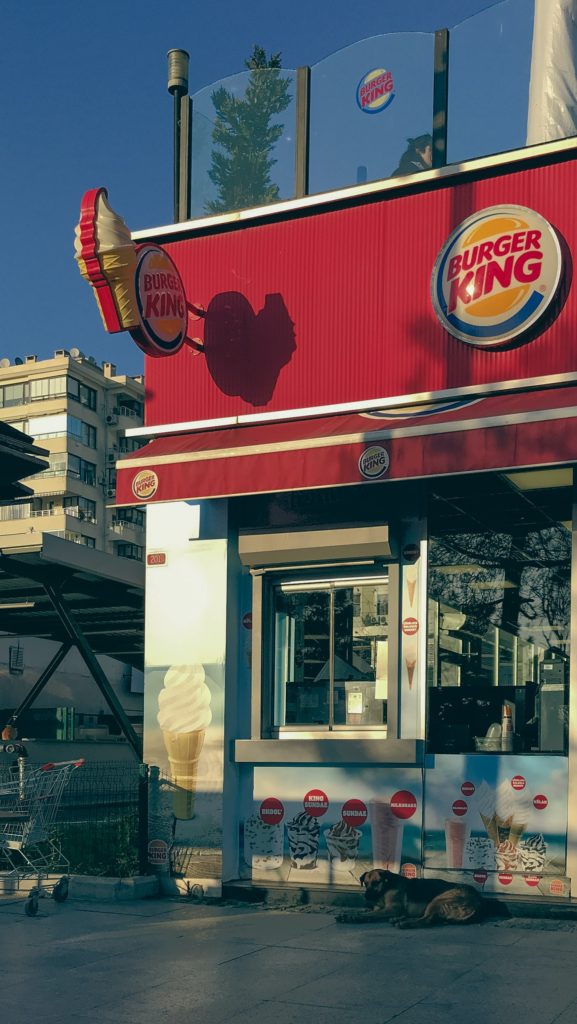 A Burger King restaurant