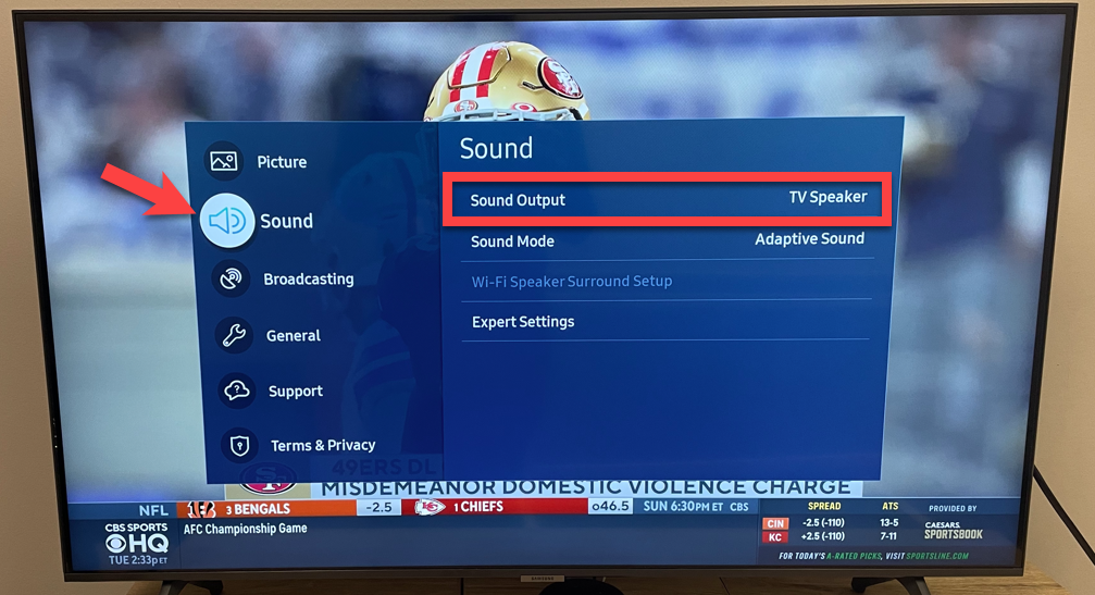 Samsung TV Settings