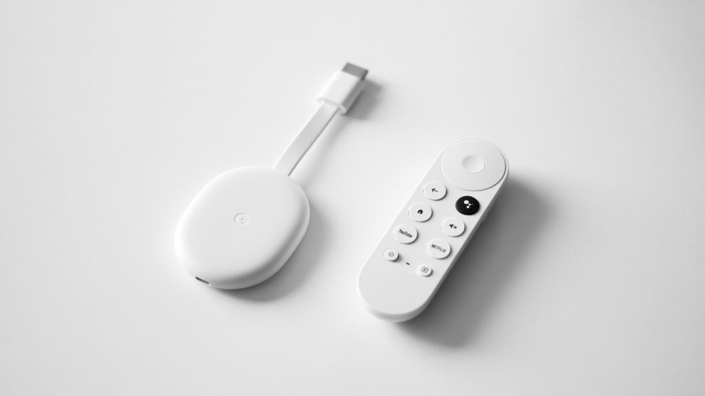 Chromecast device and remote