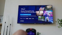 tcl tv with remote in view