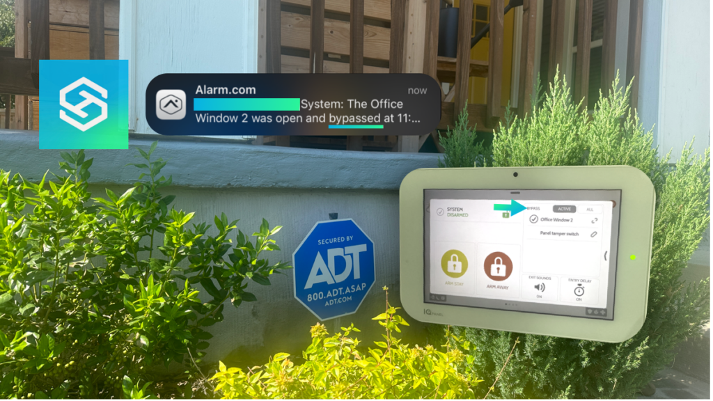 ADT alarm bypass