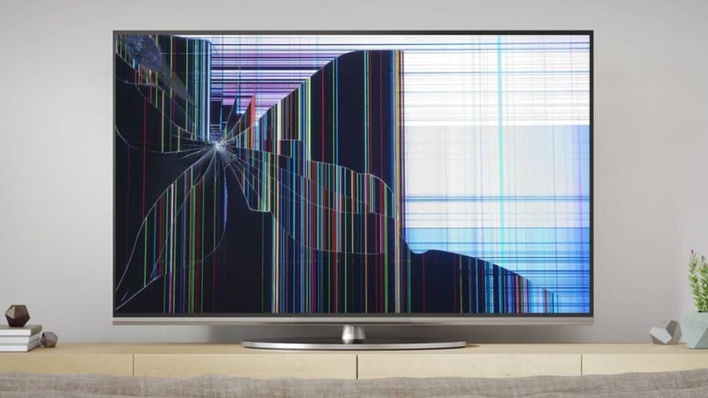 broken tv