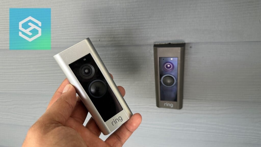 2 Ring doorbells