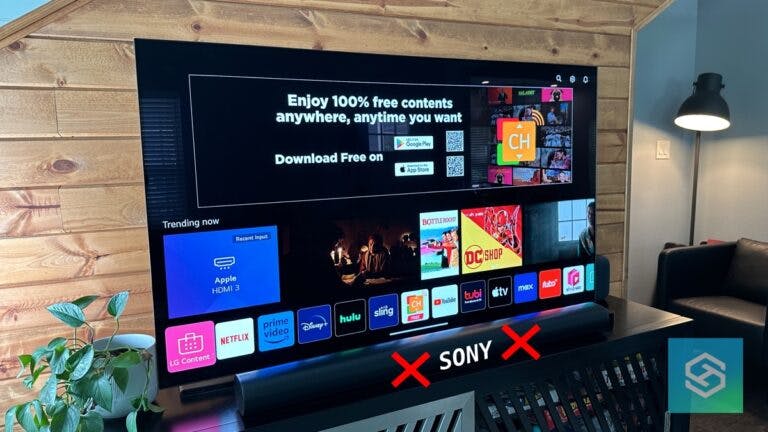 LG TV.Sony soundbar wont work
